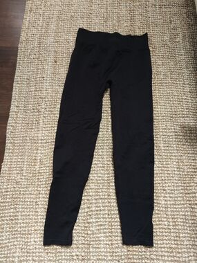 PINK Victoria's Secret Black High-Waist Leggings